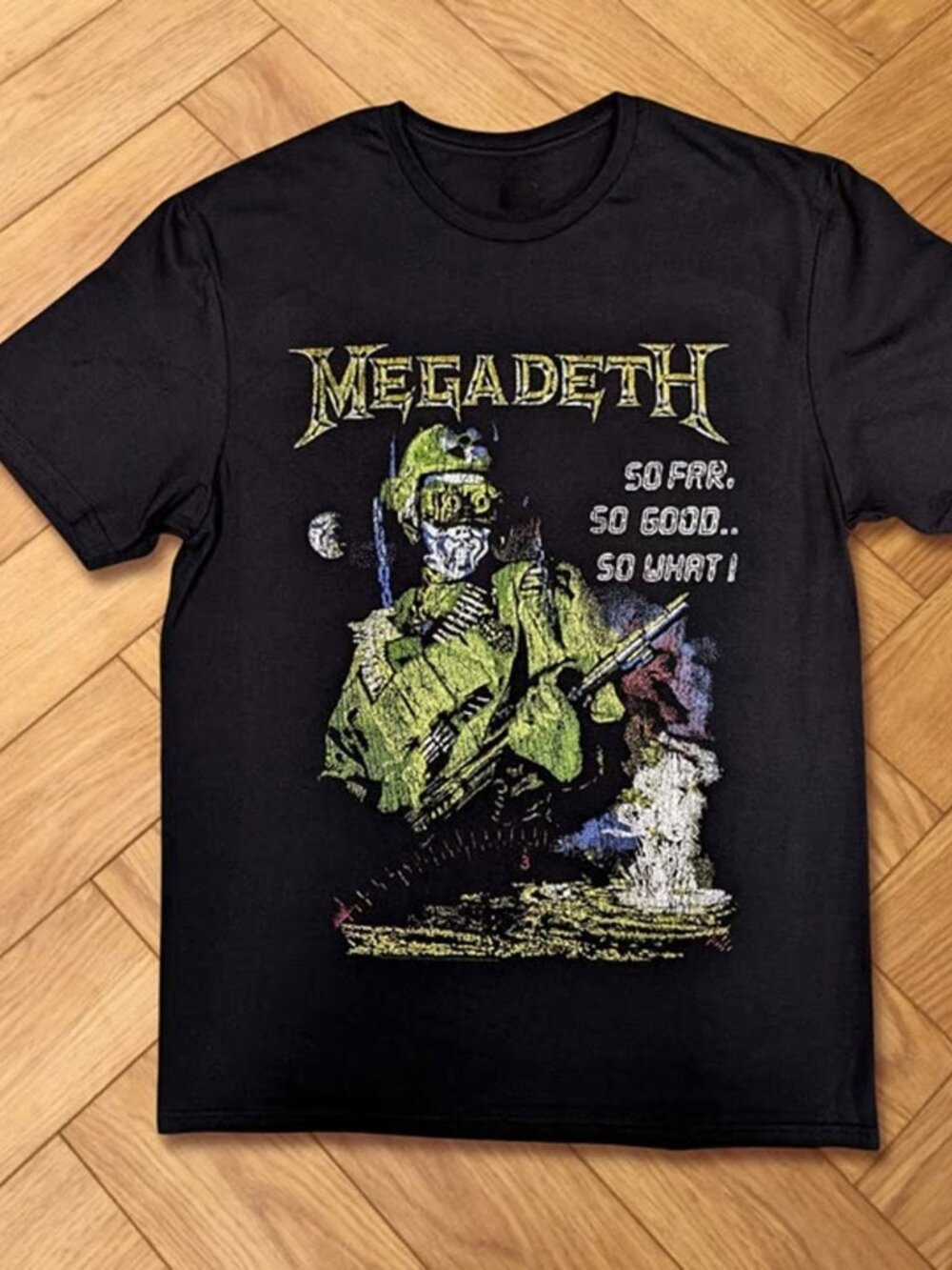 Megadeth "SFSGSW Explosion Vintage"  So Far, So Good... So What! T-Shirt